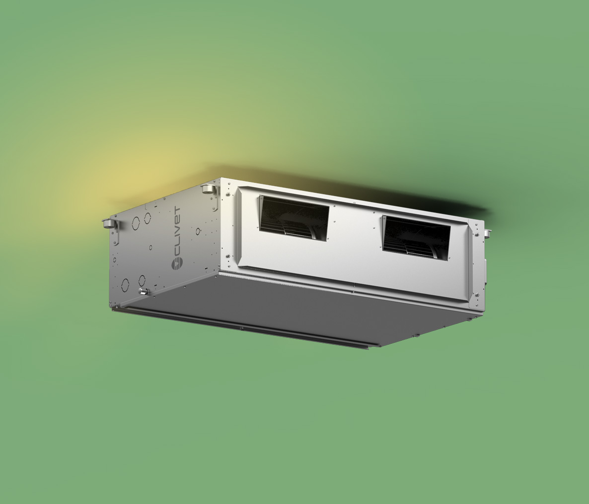 Clivet LARICE high static pressure ductable fan coil DUE-H1 DUA-H1