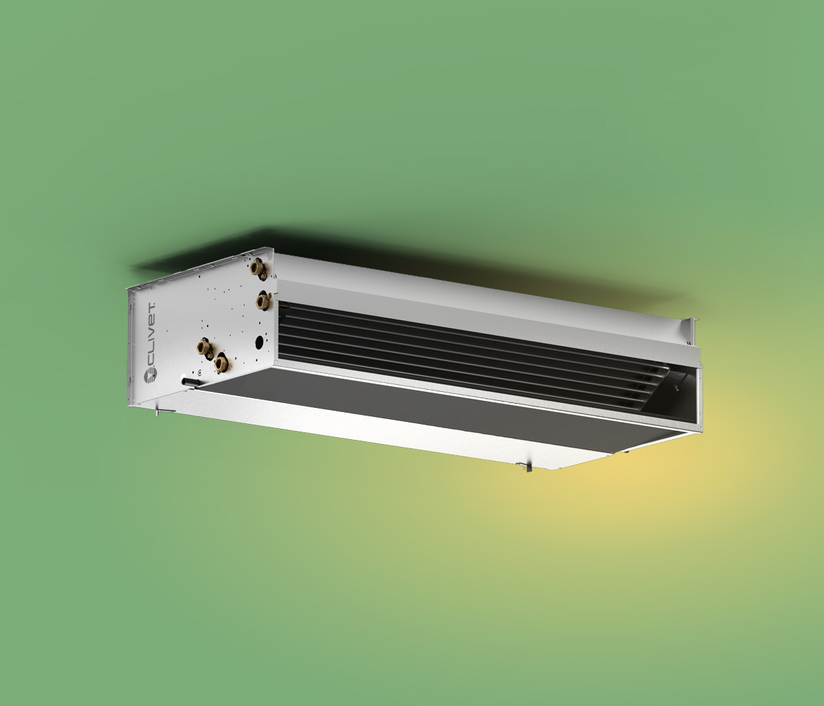 Clivet LARICE medium static pressure ductable fan coil DUE-M1 DUA-M1