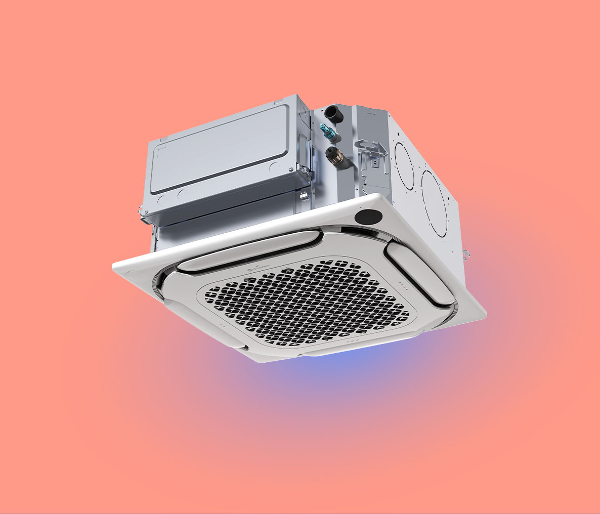 Clivet Q4AN-3-XY compact 4-way cassette VRF