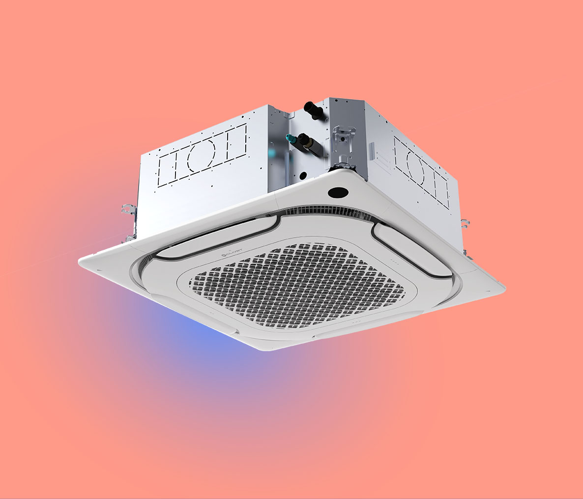 Clivet Q4DN-3-XY 4-way cassette VRF