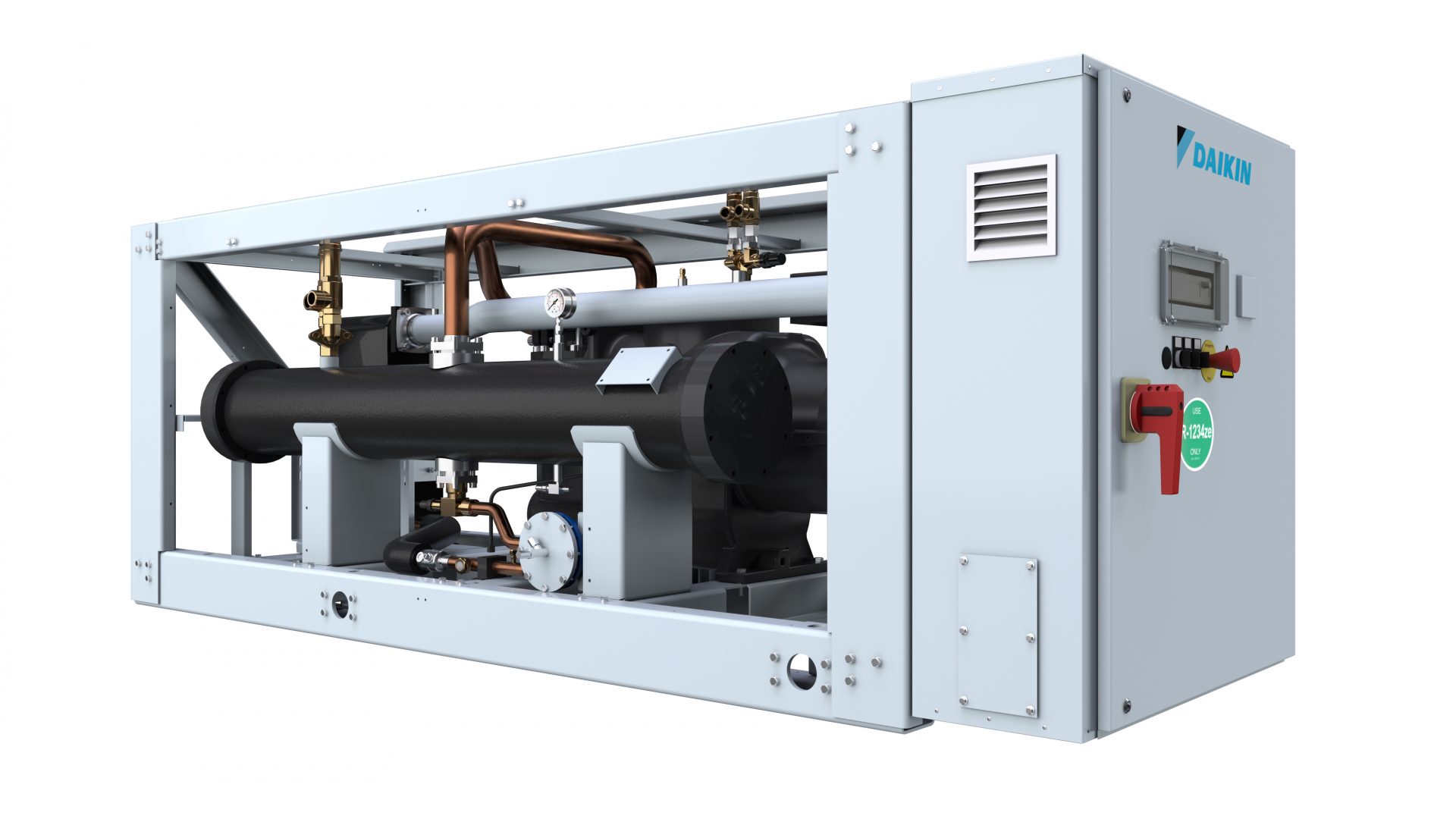 Daikin EWWH-J pompă de căldură apă-apă R1234ze cu compresor single screw